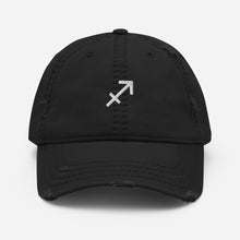 Load image into Gallery viewer, Sagittarius Distressed Dad Hat - ShamelessAve

