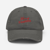 Stay Fearless Distressed Dad Hat - ShamelessAve